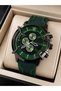 Men's Wristwatch Green Color Silicone Strap Premium Design Gift Boxed (Functions Are Decorative) - 2