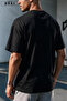 Trust Issue Printed Oversize T-Shirt & Gray Pants Tracksuit Set - 4
