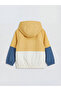 Hooded Color Block Boy's Raincoat - 5