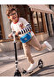 Crew Neck Tiger Printed Boy's T-Shirt
