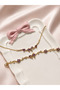 Purple Ribbon Set-Purple Ribbon Necklace and Bracelet Set