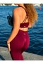 Grape Elaro Back Detailed Sports Bra - 3