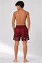 Children's Premium Swim Shorts with Zipper Pockets and Mesh Lining - Burgundy - 3