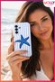 Baby Blue Sea Embroidery Patterned Silicone Case for Samsung Galaxy A72 - 2