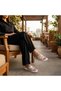 Valley Ethnic Pattern Gold Staple Detailed Side Buckle Glittery Comfort Slippers - 6