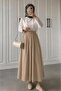 Black Pocketed Flared Skuba Crepe Skirt - Ideal for Comfortable and Stylish Combinations