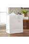 100Pcs Packing Kraft Paper Bag White Twisted Handle 34X33X18 cm Paper Party Bags Hen Party Bride Birthday Gift Bag Wedding Celebrations Bags For Party - 3