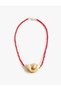 Beaded Large Seashell Necklace