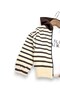 Baby Boy 6-9-12-18-24 Months Hooded 3-Piece Set Zippered Sweatshirt Tracksuit Set - 4