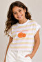 Girls Striped T-Shirt - 3