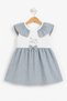 Baby Girl Muslin Zero Sleeve Summer Dress 15234 - 3