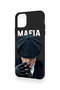 iPhone 11 Pro Max Compatible Mafia Patterned Silicone Case - 4