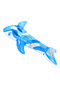 Whale Kids Inflatable Ride-On Pool Float Raft with Handles, PVC - 3