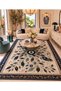 Eta Traditional Patterned Modern Woven Base Decorative Carpet Sdtamor2775 - 2
