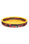 160cm Circular Inflatable 3-Ring Kids Pool, Easy Setup, Multicolour - 4