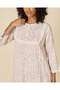 Women Floral Long Sleeve Nightgown - 2