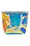 Transparent Beach Bag with Base Gusset - Pool and Sea Bag with White Rope Straps - 4