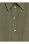 Nevavm Plus Size Linen Blend Women's Shirt with a Difference - 3