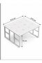 2-Piece Metal Cabinet Organizer Shelf Kitchen-Cabinet Plate-Cup Organizer Shelf Riser - 5