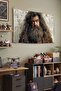 Bearded Giant Sorcerer Technical Drawing Decorative Wall Covering Wall Tapestry - 2