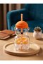 Cute Bear Figure with Straw Glass Cup with Hat Lid Children's Water Bottle Water Bottle 570 ml - 3