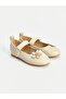 Girls' Floral Ballerinas with Hook and Loop Closure (W6)