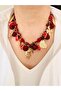 Bohemian Necklace Earrings Ceramic Set of 2 - 3