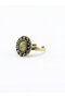 Natural Stone Citrine Natural Stone Tulip Model Antique Women's Adjustable Ring Euy93S - 4