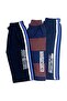 Children's Boys Combed Cotton Capri Sweatpants with Stripes Set of 3 - 2