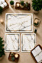 Non-Slip Based Washable 3-Piece Plain White Bath Mat and Toilet Set – Modern Bathroom Rug - 3