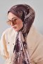 Coffee Leaf Pattern Moos Chrep Shawl - 3