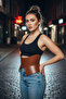Tan Wide Faux Leather Corset Waist Belt Accessory - 3