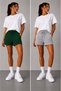 2-Pack Advantageous Pack Women's Lace-Up Double Pocket Comfortable Cut Shorts