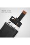 Speed Wallet Mini RFID Blocking Minimalist Wallet, Holds Up to 12 Cards & Cash, Italian Full-Grain Leather, Magnetic Closure, Quick-Access Pull Tab, Handcrafted for Men & Women - 4