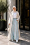 Black Elastic Waist Wide Leg Pants, Hijab Modest, Daily Comfortable Palazzo Pants