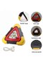 Ilkestor Illuminated Triangle Reflector Led Projector Emergency Flashlight (13121) 500 Lumens - 4