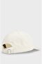 Men's Embroidered Logo Patterned Adjustable Buckle Cotton Cream Hat - 4