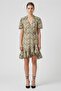 Women Floral Print Mini Dress, Multicolor