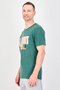 Men Sportswear Fit Mars Hill University Short Sleeve Basketball T-Shirt, Dark Green - 2