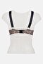 Women 2 Pack Animal Print Padded Underwired Push Up Bra, Multicolor - 3