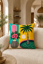 Dolce Vita Collection – Italian Riviera Inspired Set of 4 Premium Decorative Throw Pillow Covers (Double-Sided) - 5