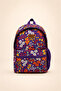 Girl's Floral Pattern School Backpack Primary Middle School Daily Bag