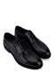 Men's Genuine Leather Black Classic Shoes - 2