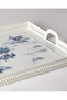 Savais Rectangular Knitted Tray - Blue/White - 4
