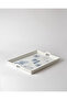 Savais Rectangular Knitted Tray - Blue/White
