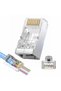 Primex Px-660M6 Cat6 Metal Rj45 Jack Utp Connector, 100-Pack, New Generation Network Cable End, Ethernet.