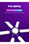 6 قطع إضاءة جدارية LED RGB مع بلوتوث، إضاءة محيطة تعمل بالـ USB مع تحكم باللمس ومؤقت للألعاب - 4