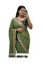 Lime Green Georgette Saree - FFT8629 | Lime Green - 2