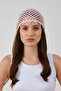Fine Detailed Mesh Knitted Summer Beanie Y8257 Pink - 3