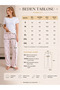 2-Piece Women's 100% Cotton Combed Single Jersey Double Set Pajama Bottoms - 4